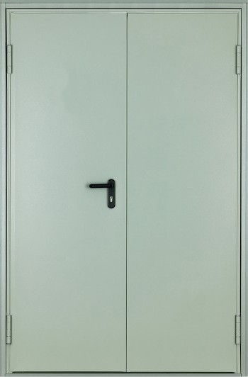 Противопожарная двупольная дверь ДПМ-02 Ei 60 (1200x2100)