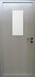 Противопожарная дверь ДПМ-01/60 (800x2100) остекленная